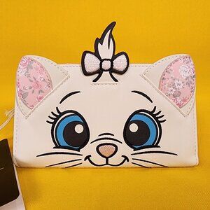 Loungefly Disney The Aristocats Marie Floral Cosplay Flap Wallet NEW
